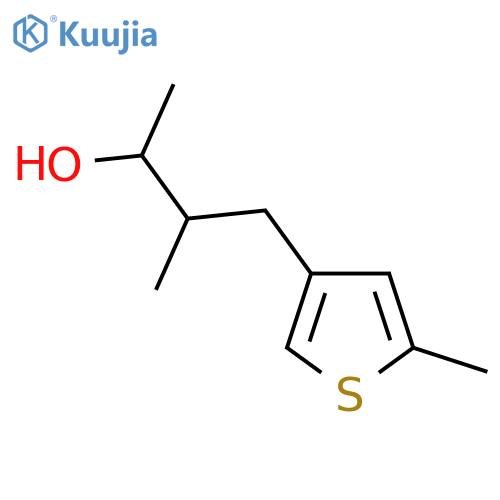 3-Methyl-4-(5-methylthiophen-3-yl)butan-2-ol structure