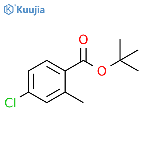 4-Chloro-2-methyl-benzoic acid tert-butyl ester structure
