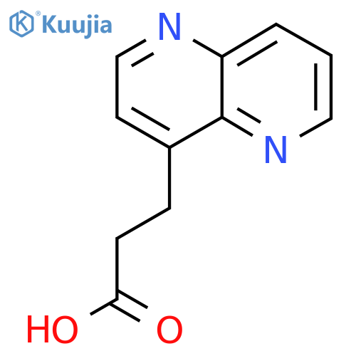 3-(1,5-Naphthyridin-4-yl)propanoic acid structure