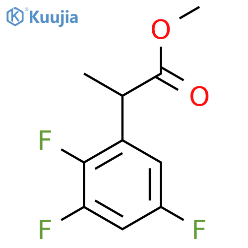 Methyl 2-(2,3,5-trifluorophenyl)propanoate structure