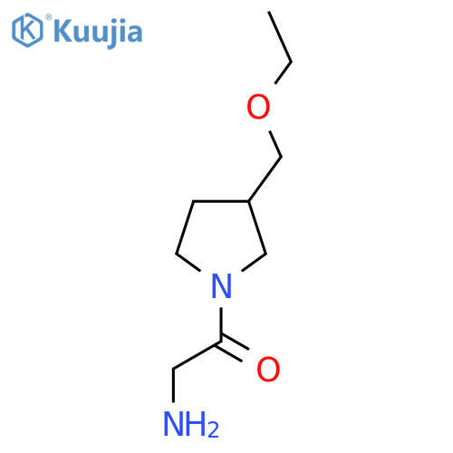 2-Amino-1-(3-(ethoxymethyl)pyrrolidin-1-yl)ethan-1-one structure