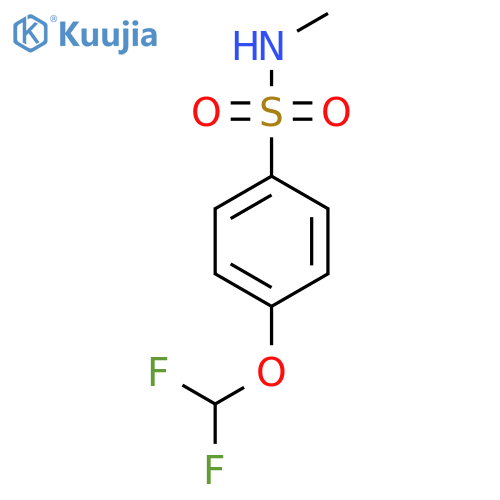 4-(difluoromethoxy)-N-methylbenzenesulfonamide structure