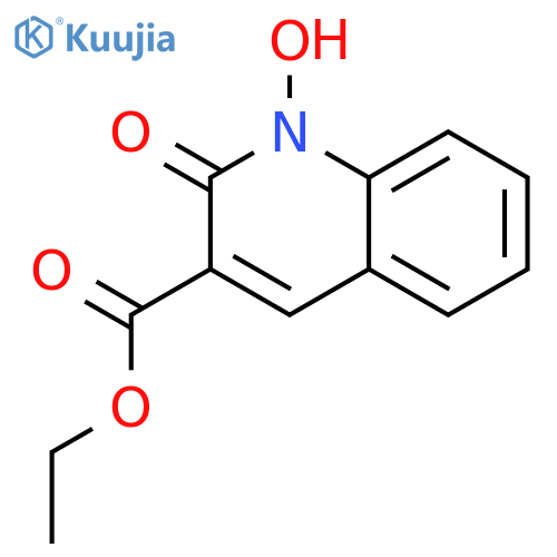 ethyl 1-hydroxy-2-oxo-1,2-dihydroquinoline-3-carboxylate structure
