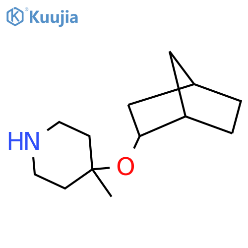 4-{bicyclo2.2.1heptan-2-yloxy}-4-methylpiperidine structure