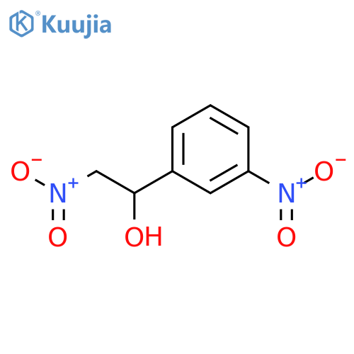 1-(3-Nitrophenyl)-2-nitro-ethanol structure