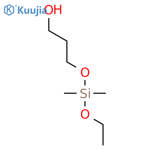 1-Propanol, 3-[(ethoxydimethylsilyl)oxy]- structure