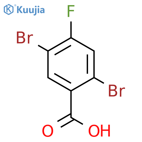 Benzoic acid, 2,5-dibromo-4-fluoro- structure