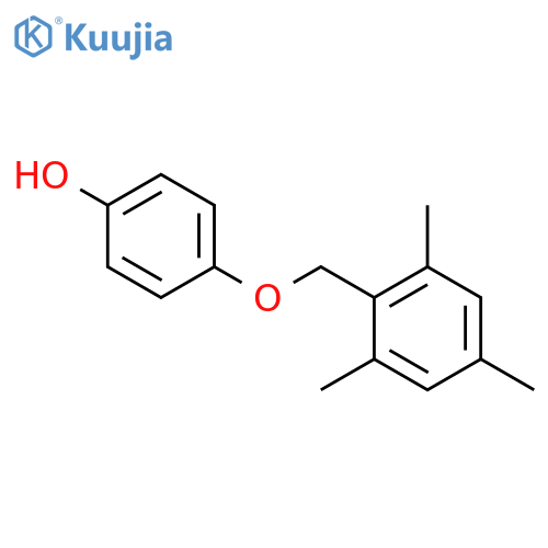 Phenol, 4-[(2,4,6-trimethylphenyl)methoxy]- structure