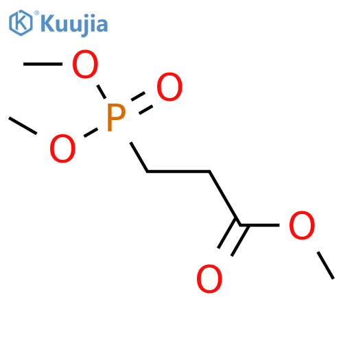 Propanoic acid,3-(dimethoxyphosphinyl)-, methyl ester structure