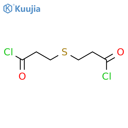 Propanoyl chloride,3,3'-thiobis- structure