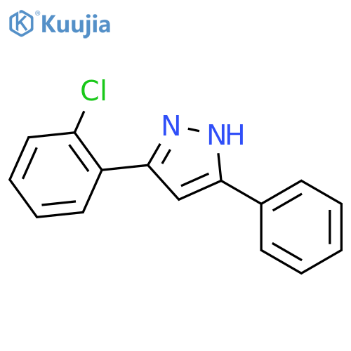 1H-Pyrazole, 3-(2-chlorophenyl)-5-phenyl- structure