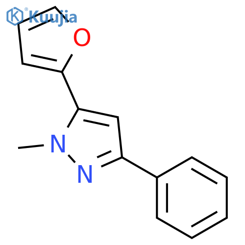 1H-Pyrazole, 5-(2-furanyl)-1-methyl-3-phenyl- structure