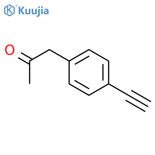 2-Propanone, 1-(4-ethynylphenyl)- structure
