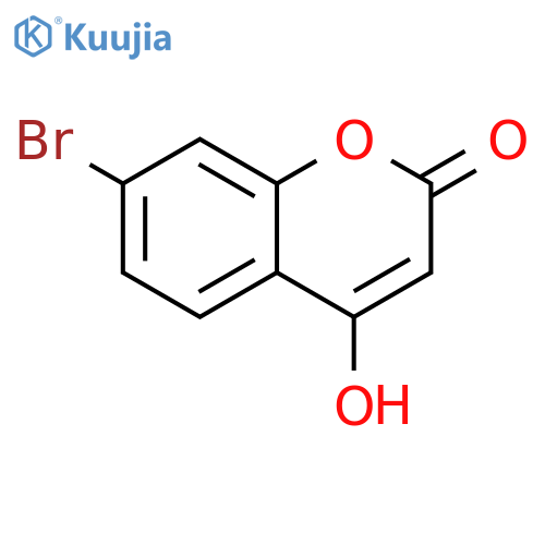 7-Bromo-4-hydroxycoumarin structure