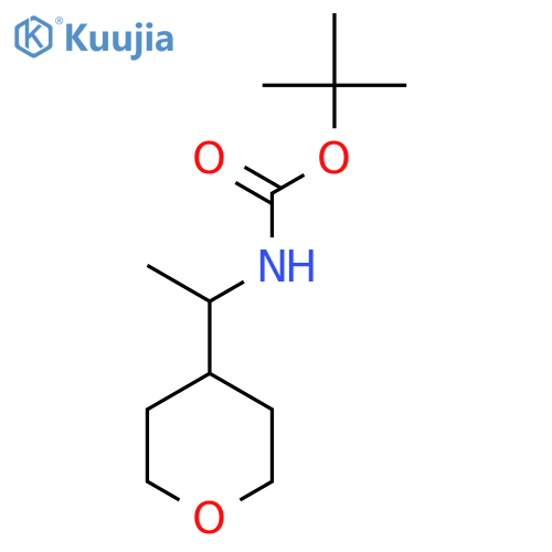 Tert-Butyl (1-(tetrahydro-2H-pyran-4-yl)ethyl)carbamate structure