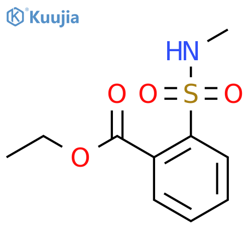 ethyl 2-(methylsulfamoyl)benzoate structure