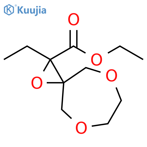 1,5,8-Trioxaspiro[2.6]nonane-2-carboxylic acid, 2-ethyl-, ethyl ester structure