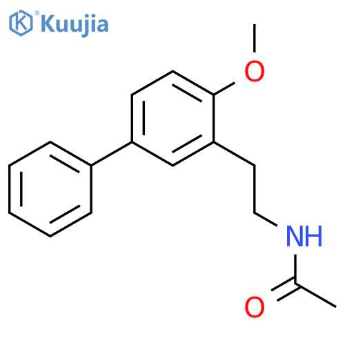 Acetamide, N-[2-(4-methoxy[1,1'-biphenyl]-3-yl)ethyl]- structure