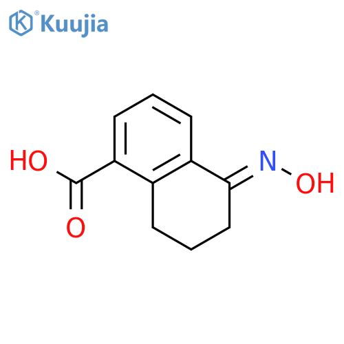 1-Naphthalenecarboxylicacid, 5,6,7,8-tetrahydro-5-(hydroxyimino)- structure