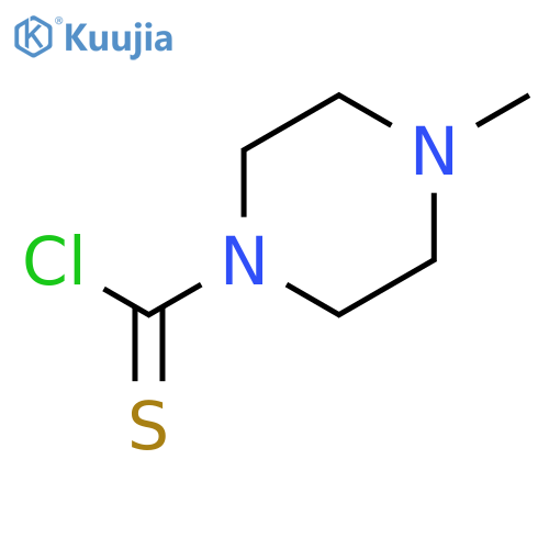 1-Piperazinecarbothioyl chloride, 4-methyl- structure