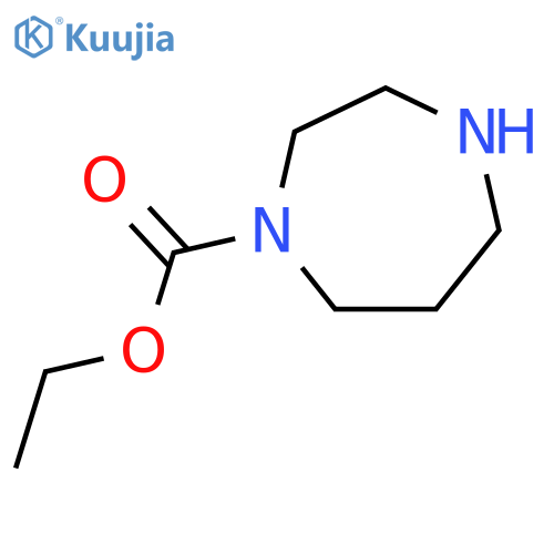 ethyl 1,4-diazepane-1-carboxylate structure