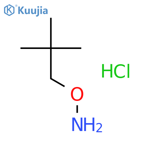 O-(2,2-dimethylpropyl)hydroxylamine hydrochloride structure