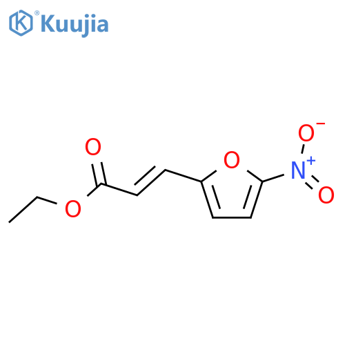 2-Propenoic acid,3-(5-nitro-2-furanyl)-, ethyl ester structure