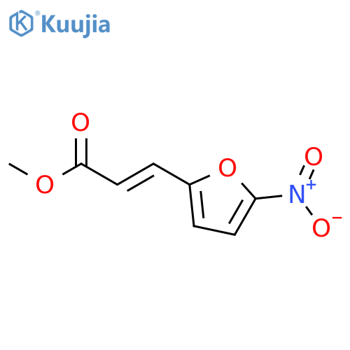 methyl (2E)-3-(5-nitrofuran-2-yl)prop-2-enoate structure