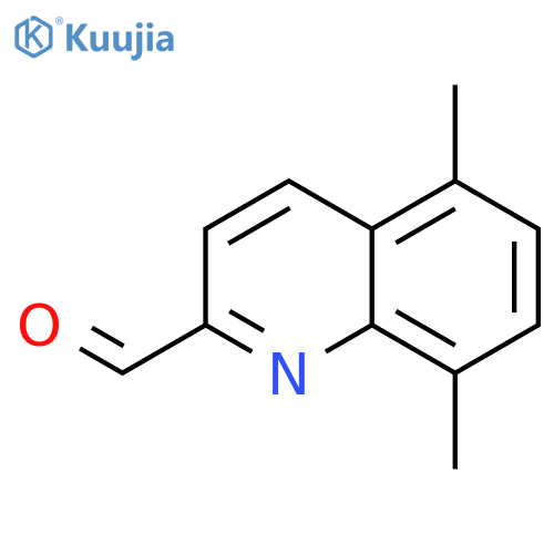 5,8-dimethylquinoline-2-carbaldehyde structure