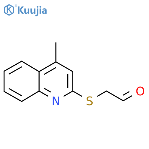 2-[(4-Methylquinolin-2-yl)sulfanyl]acetaldehyde structure