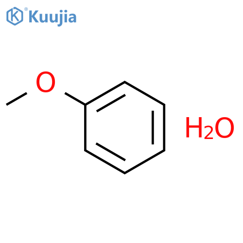 Benzene, methoxy-, monohydrate structure