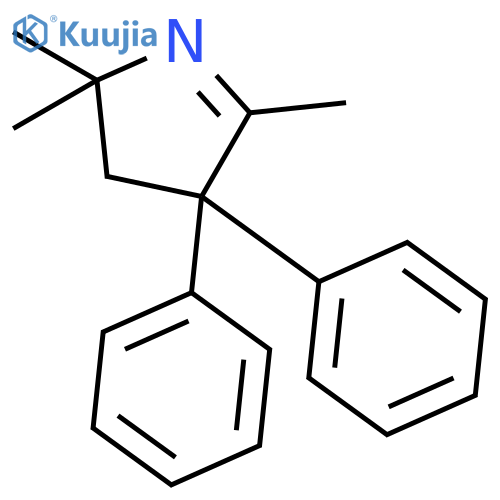 2H-Pyrrole, 3,4-dihydro-2,2,5-trimethyl-4,4-diphenyl- structure