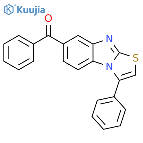 Methanone, phenyl(3-phenylthiazolo[3,2-a]benzimidazol-7-yl)- structure