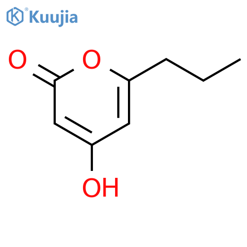4-hydroxy-6-propylpyran-2-one structure