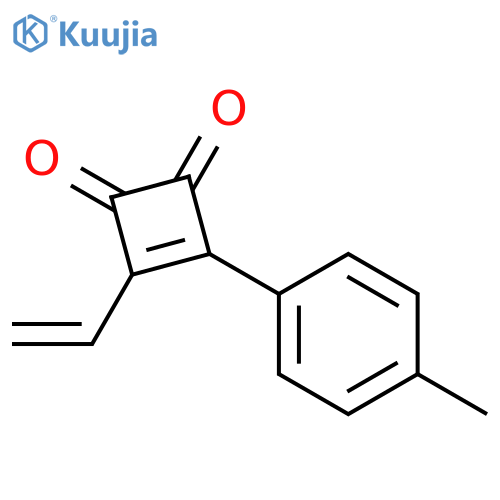 3-Cyclobutene-1,2-dione, 3-ethenyl-4-(4-methylphenyl)- structure