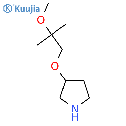 3-(2-methoxy-2-methylpropoxy)pyrrolidine structure