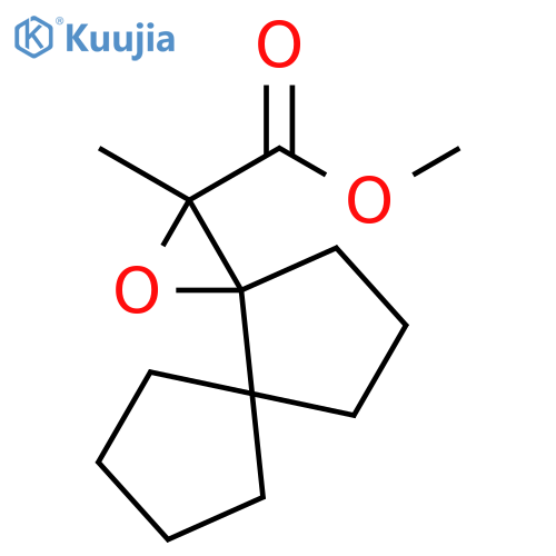 1-Oxadispiro[2.0.4.3]undecane-2-carboxylic acid, 2-methyl-, methyl ester structure