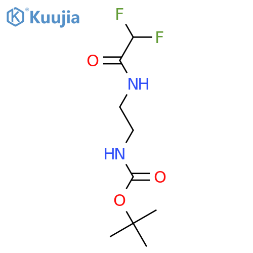 Carbamic acid, N-[2-[(2,2-difluoroacetyl)amino]ethyl]-, 1,1-dimethylethyl ester  structure