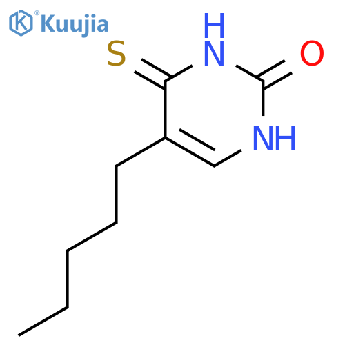 2(1H)-Pyrimidinone, 3,4-dihydro-5-pentyl-4-thioxo- structure