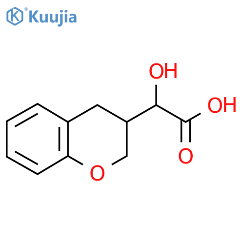2-(3,4-dihydro-2H-1-benzopyran-3-yl)-2-hydroxyacetic acid structure