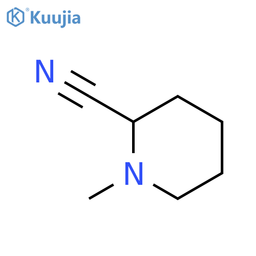 rac 1-Methyl-piperidine-2-carbonitrile structure