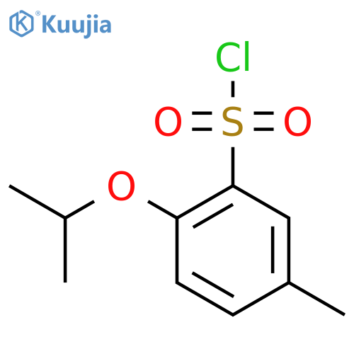 5-Methyl-2-(propan-2-yloxy)benzene-1-sulfonyl chloride structure