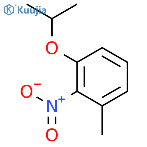 Benzene, 1-methyl-3-(1-methylethoxy)-2-nitro- structure