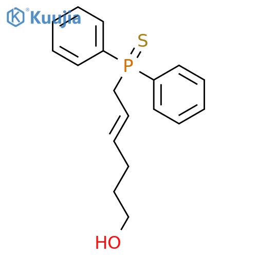 4-Hexen-1-ol, 6-(diphenylphosphinothioyl)-, (E)- structure