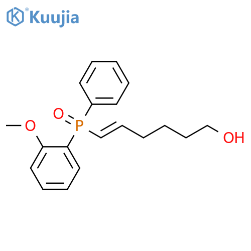 5-Hexen-1-ol, 6-[(2-methoxyphenyl)phenylphosphinyl]-, (E)- structure
