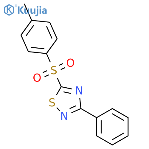 1,2,4-THIADIAZOLE, 5-[(4-METHYLPHENYL)SULFONYL]-3-PHENYL- structure