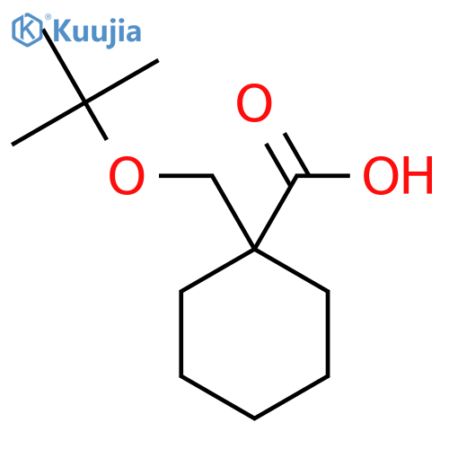 1-[(Tert-butoxy)methyl]cyclohexane-1-carboxylic acid structure