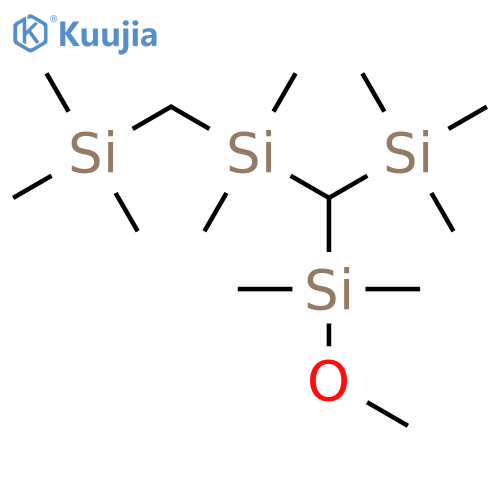 2-Oxa-3,5,7-trisilaoctane, 3,3,5,5,7,7-hexamethyl-4-(trimethylsilyl)- structure