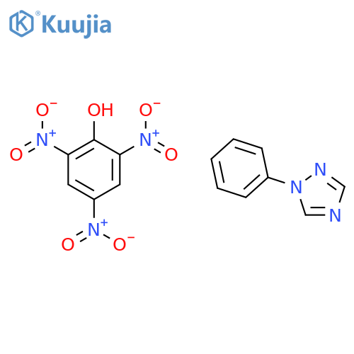 1H-1,2,4-Triazole, 1-phenyl-, compd. with 2,4,6-trinitrophenol (1:1) structure
