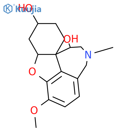 Galanthamine; (-)-form, 11R-Hydroxy, 1,2-dihydro structure